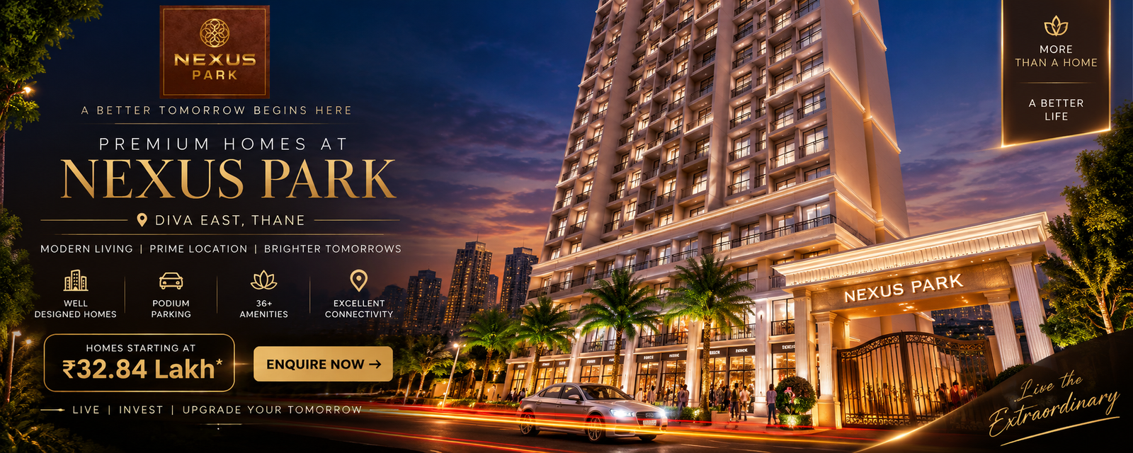 Real Estate Lodha premium property banner 1